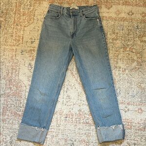 Abercrombie & Fitch ultra high rise 90’s Straight Leg Jeans